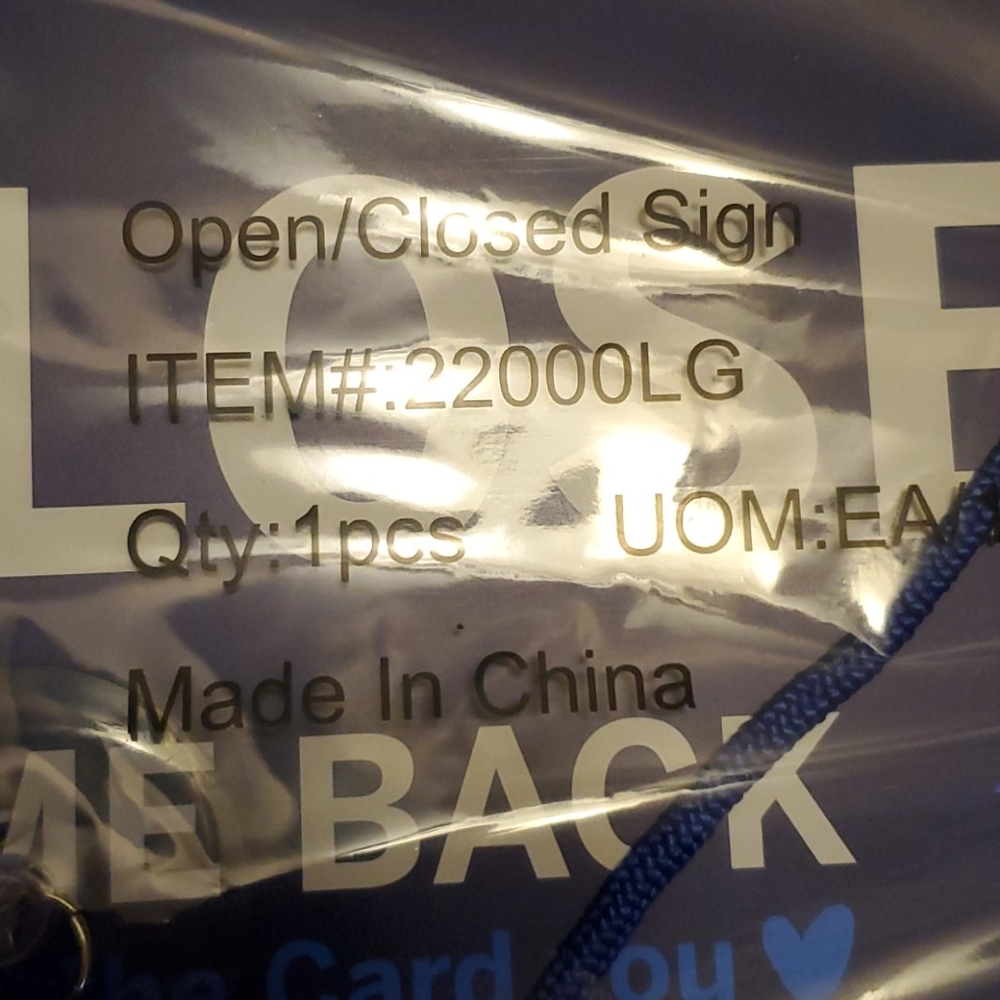 Business Open/Closed Sign - Picture 4 of 4